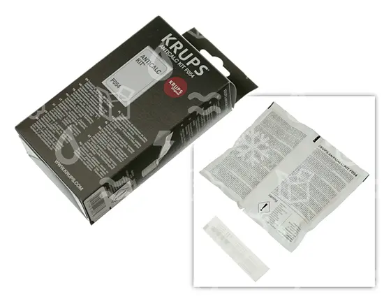 odvápňovač KRUPS, F054001A , 2x40g + test tvrdosti vody